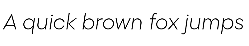 Preview of FONTSPRING DEMO - Lader Light Italic font