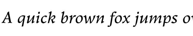 Preview of FONTSPRING DEMO - Ladoga Italic font