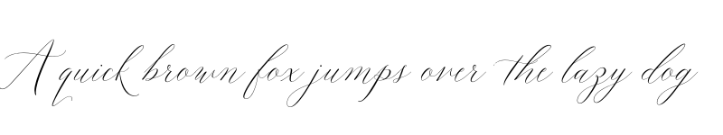 Preview of FONTSPRING DEMO - Lady Slippers Align Regular font