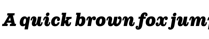 Preview of FONTSPRING DEMO - Lagom Extrabold Italic Regular font