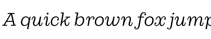 Preview of FONTSPRING DEMO - Lagom Light Italic Regular font