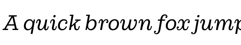 Preview of FONTSPRING DEMO - Lagom Semilight Italic Regular font