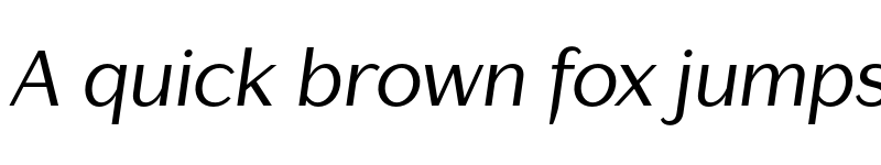 Preview of FONTSPRING DEMO - Lagu Sans Italic font