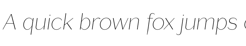 Preview of FONTSPRING DEMO - Lagu Sans Thin Italic font
