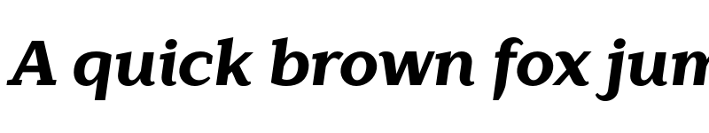 Preview of FONTSPRING DEMO - Lagu Serif ExtraBold Italic font