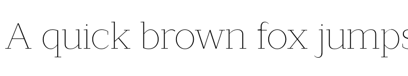 Preview of FONTSPRING DEMO - Lagu Serif Thin Regular font