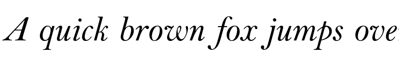 Preview of FONTSPRING DEMO - Lanston Bell Italic font