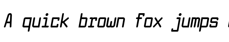 Preview of FONTSPRING DEMO - Larabiefont Cd Bold Italic font