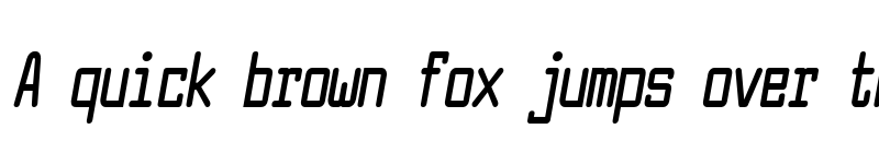 Preview of FONTSPRING DEMO - Larabiefont Cp Bold Italic font