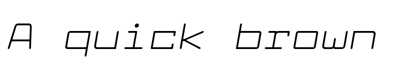 Preview of FONTSPRING DEMO - Larabiefont Ex Italic font