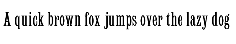 Preview of FONTSPRING DEMO - Latin Elongated font