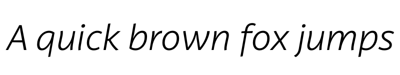 Preview of FONTSPRING DEMO - Latina Light It Regular font