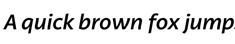 Preview of FONTSPRING DEMO - Latina Semi Bold It Regular font