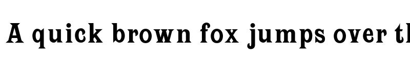 Preview of FONTSPRING DEMO - LatinBoldCondensed Bold Condensed font