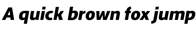 Preview of FONTSPRING DEMO - Lavina Sans PRO Black Bold Italic font