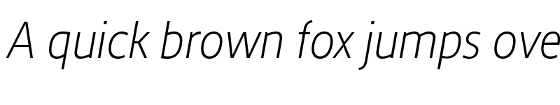 Preview of FONTSPRING DEMO - Lavina Sans PRO Light Italic font