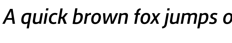 Preview of FONTSPRING DEMO - Lavina Sans PRO Regular Bold Italic font