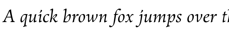 Preview of FONTSPRING DEMO - LCT Sbire Italic font