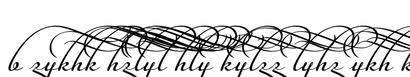 Preview of FONTSPRING DEMO - Legendaria Swashes 3 Regular font