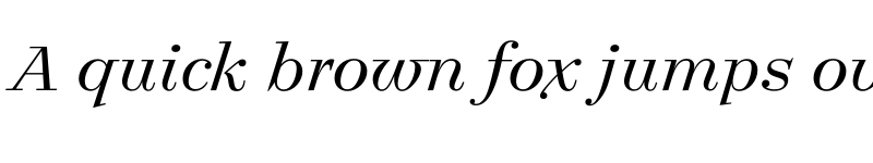 Preview of FONTSPRING DEMO - Legit Didone Light Italic font