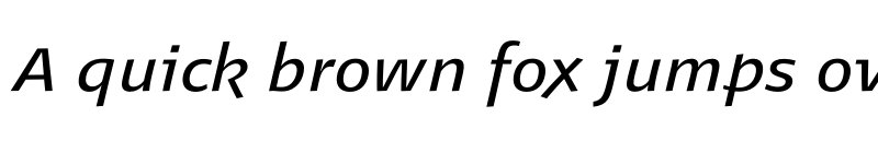 Preview of FONTSPRING DEMO - Legit Sans Medium Italic font