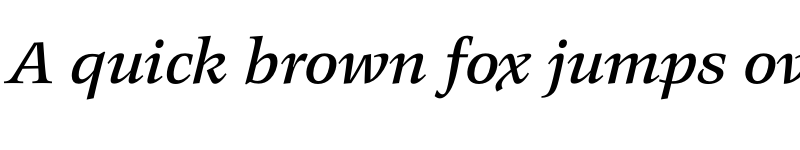 Preview of FONTSPRING DEMO - Legit Serif Medium Italic font