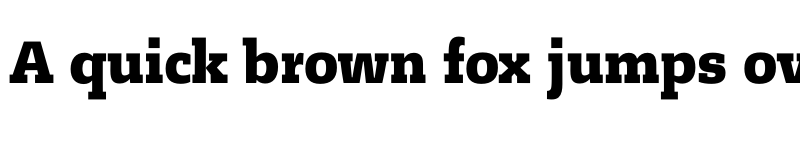 Preview of FONTSPRING DEMO - Legit Slab Black Regular font