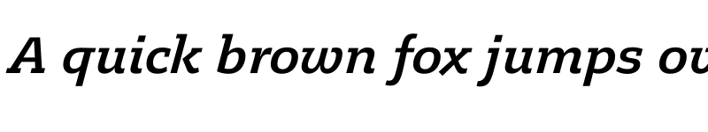 Preview of FONTSPRING DEMO - Legit Slab SemiBold Italic font