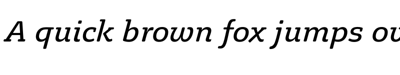 Preview of FONTSPRING DEMO - Legit Slab Soft Medium Italic font