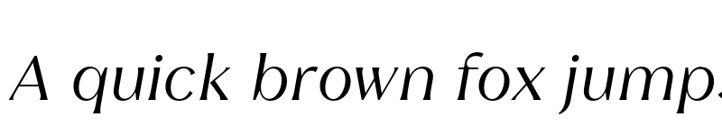 Preview of FONTSPRING DEMO - Leifa Italic Regular font