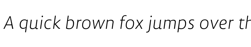 Preview of FONTSPRING DEMO - Lemon Sans Light Italic Regular font