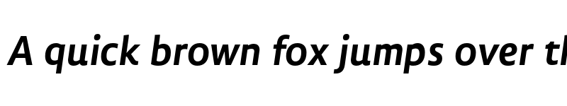 Preview of FONTSPRING DEMO - Lemon Sans Medium Italic Regular font