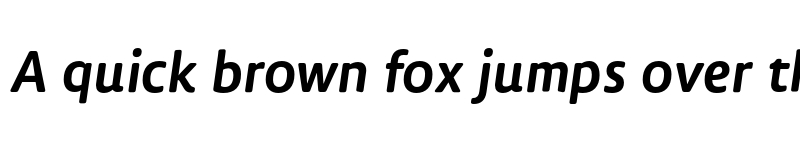 Preview of FONTSPRING DEMO - Lemon Sans Rounded Medium Italic Regular font