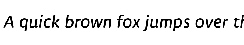 Preview of FONTSPRING DEMO - Lemon Sans Rounded Regular Italic Regular font