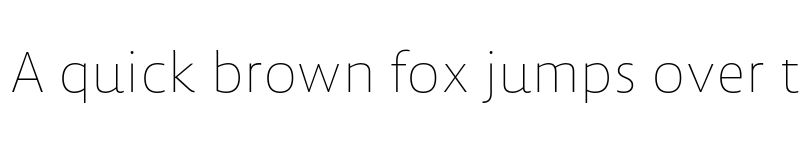 Preview of FONTSPRING DEMO - Lemon Sans Thin Regular font