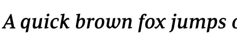 Preview of FONTSPRING DEMO - Leo Medium Italic font