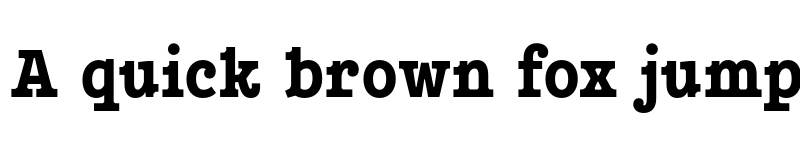 Preview of FONTSPRING DEMO - Leto Slab Condensed Black font