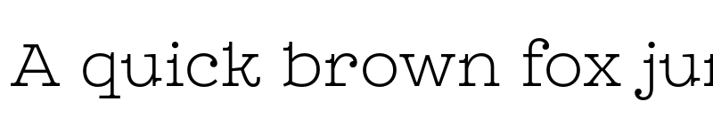 Preview of FONTSPRING DEMO - Leto Slab ExtraLight font