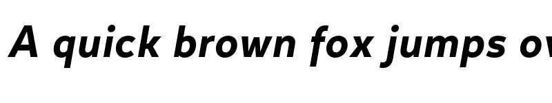 Preview of FONTSPRING DEMO - Leto Text Sans Bold Italic font