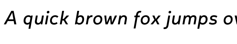 Preview of FONTSPRING DEMO - Leto Text Sans Italic font