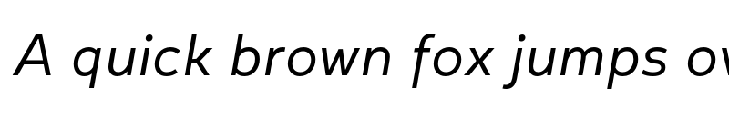 Preview of FONTSPRING DEMO - Leto Text Sans Light Italic font