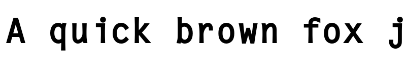 Preview of FONTSPRING DEMO - Letter Gothic FS ExBd Regular font