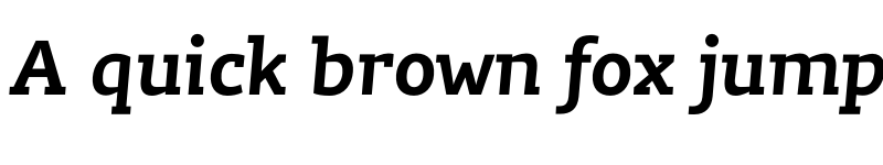 Preview of FONTSPRING DEMO - Lev Serif Bold Italic font