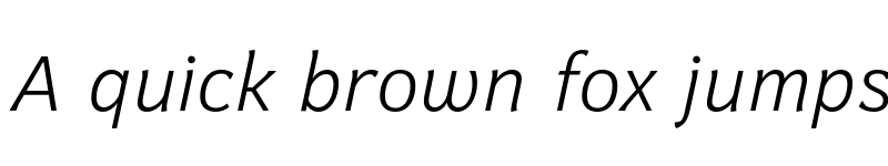 Preview of FONTSPRING DEMO - Levnam Light Italic font