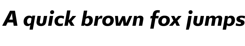 Preview of FONTSPRING DEMO - Lexis Alt XBold Italic Regular font