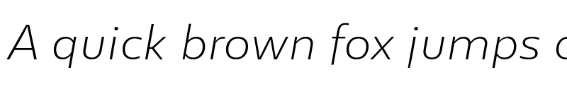 Preview of FONTSPRING DEMO - Lexis Alt XLight Italic Regular font