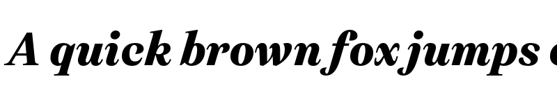 Preview of FONTSPRING DEMO - Leyendo Black Italic font