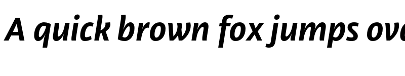 Preview of FONTSPRING DEMO - Libertad Bold Italic font