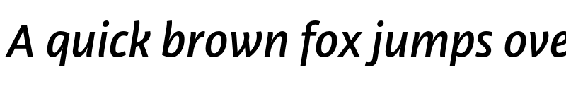 Preview of FONTSPRING DEMO - Libertad Medium Italic font