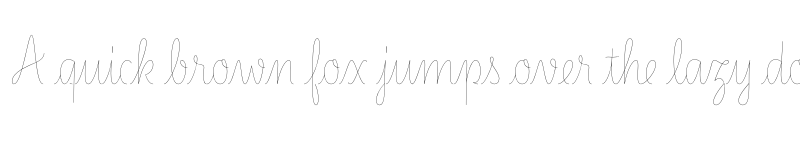 Preview of FONTSPRING DEMO - LiebeLotte Thin Regular font